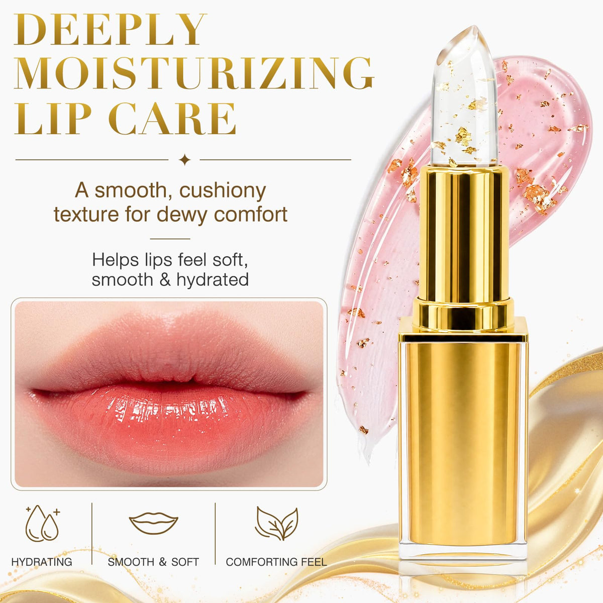 PDAM Kivora pH Color Changing Lipstick, Long Lasting Moisturizing Kivora Signature Lipstick with Transfer‑Proof Finish, Skin‑Adaptive Color, Ideal Holiday Gift (2‑Pack)