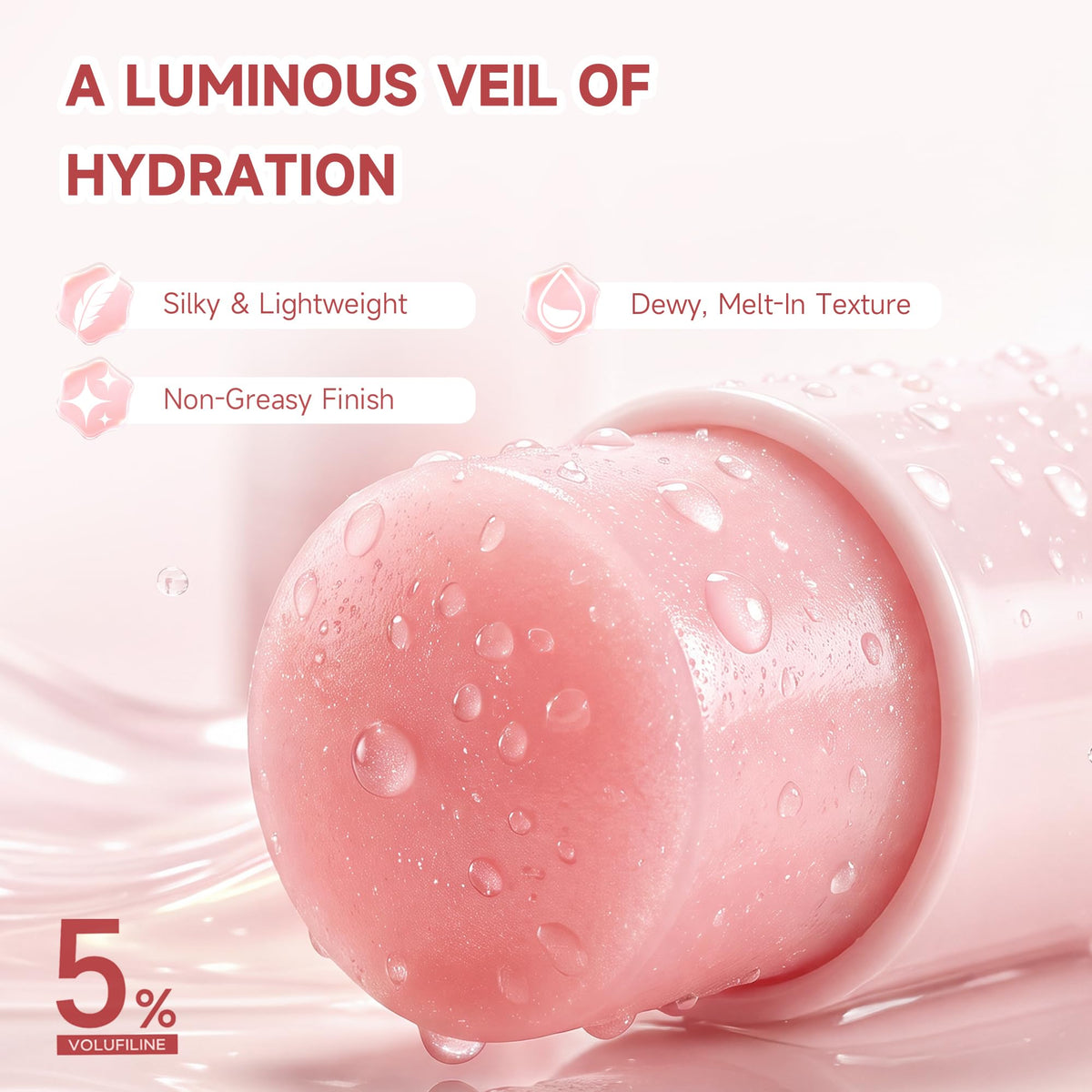 2 Pcs PDRN Pink Collagen Volume Multi Balm Stick, Hydrate and Brighten Skin