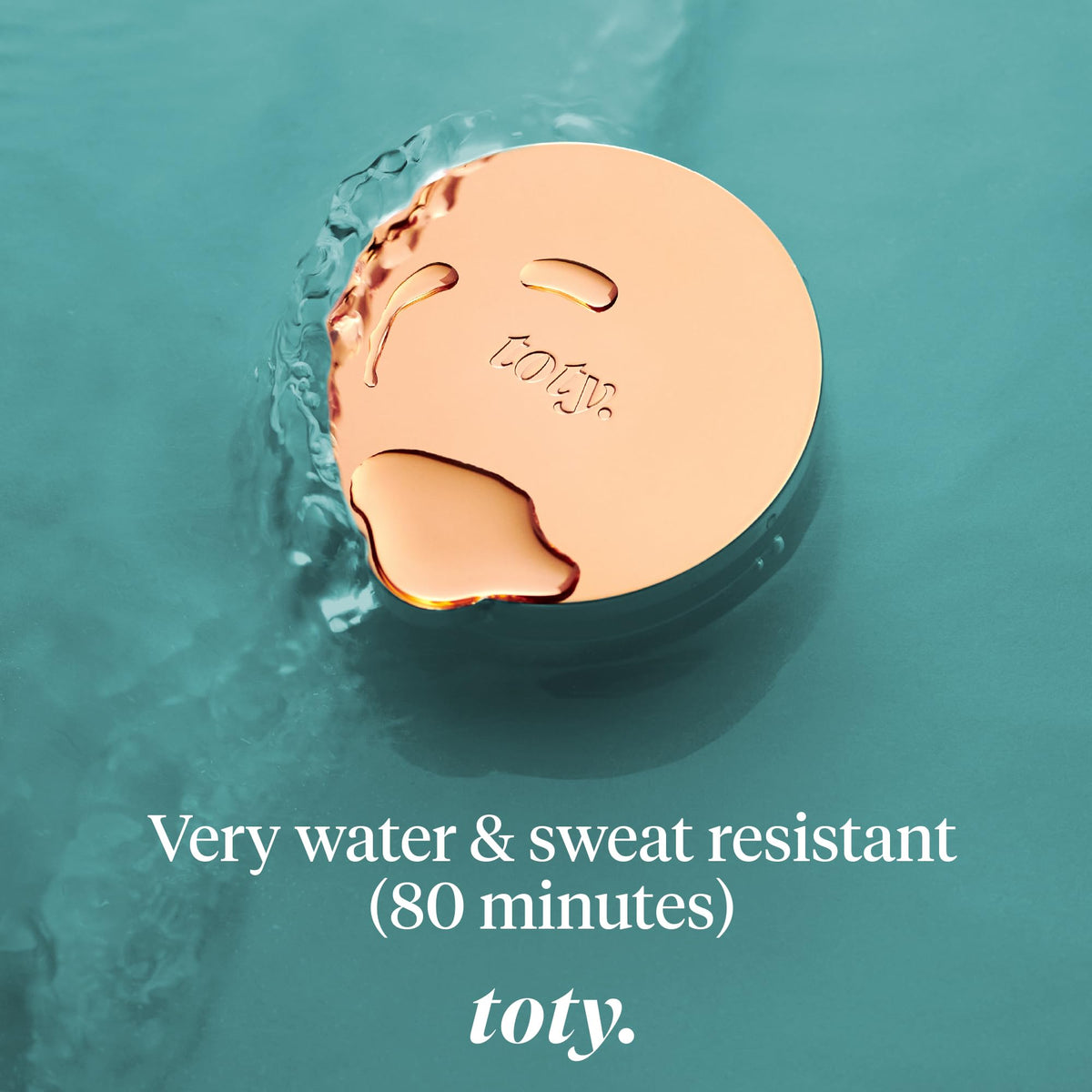 Toty by Sofia Vergara - Ilumina CC Creamy Compact SPF 50+ Mineral Broad Spectrum Sunscreen for Face - Tinted Blurring Balm SPF- Matte, Light Coverage - Water & Sweat Resistant - All Skin Types - 6N