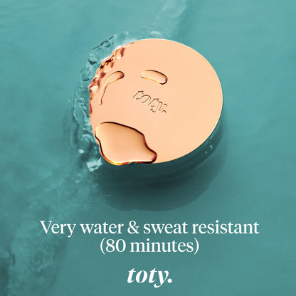 Toty by Sofia Vergara - Ilumina CC Creamy Compact SPF 50+ Mineral Broad Spectrum Sunscreen for Face - Tinted Blurring Balm SPF- Matte, Light Coverage - Water & Sweat Resistant - All Skin Types - 6N