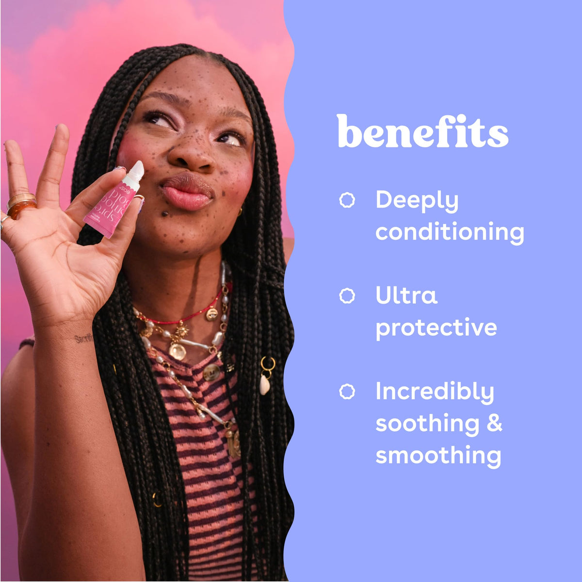 eos Limited Edition 24H Moisture Mini Super Balm, Dolce Vita - Hydrating, Moisturizing Lip Treatment, For Dry Lips, Travel Size, Shea Butter, Cruelty-Free, 0.169 fl oz, 3-Pack