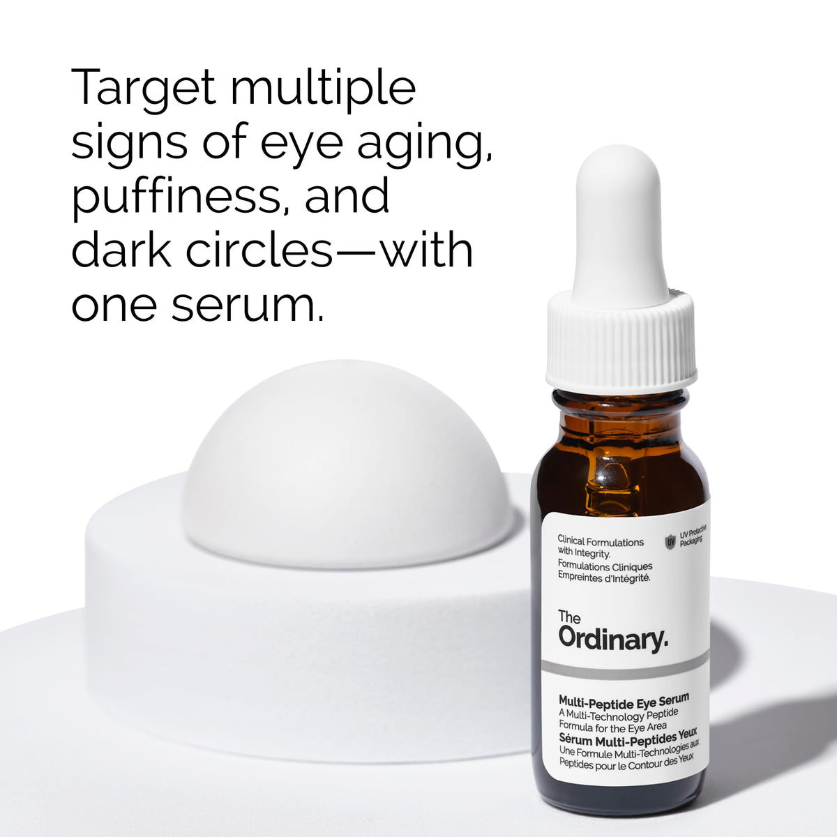The Ordinary Age Support Set - 3-Step Anti-Aging Skin Regimen with Multi-Peptide + HA, Multi-Peptide Eye Serum, and Natural Moisturizing Factors + PhytoCeramides | Skincare Set
