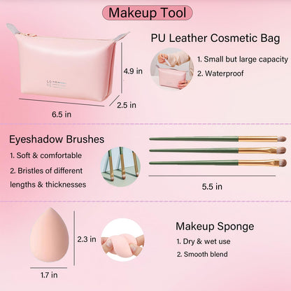 Makeup Set for Women, Makeup Full Kit for Beginners & Professionals, Travel Makeup Set for Teens & Adults, Makeup Gift Set for Girls, Eyeshadow Palette, Lip Gloss, Face & Eye Make up