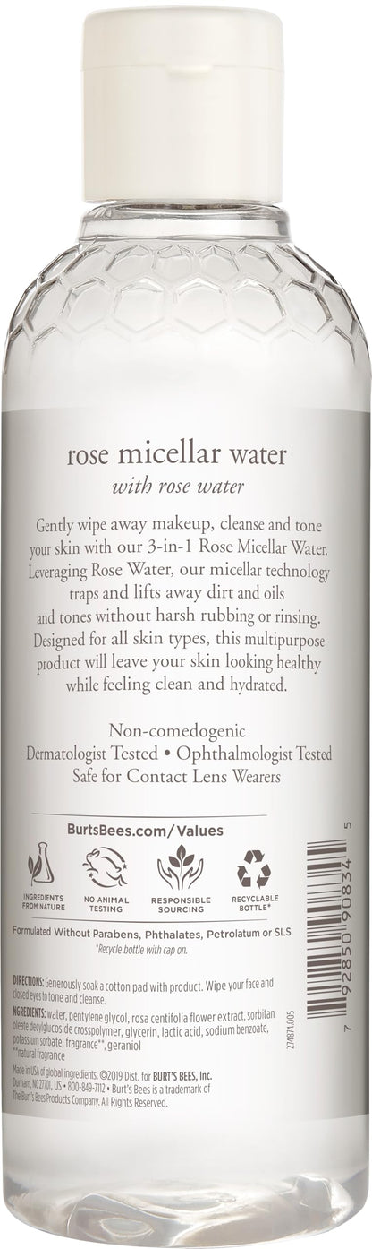 Burt's Bees Burts Bees Rose Micellar Toning Water 8 Oz