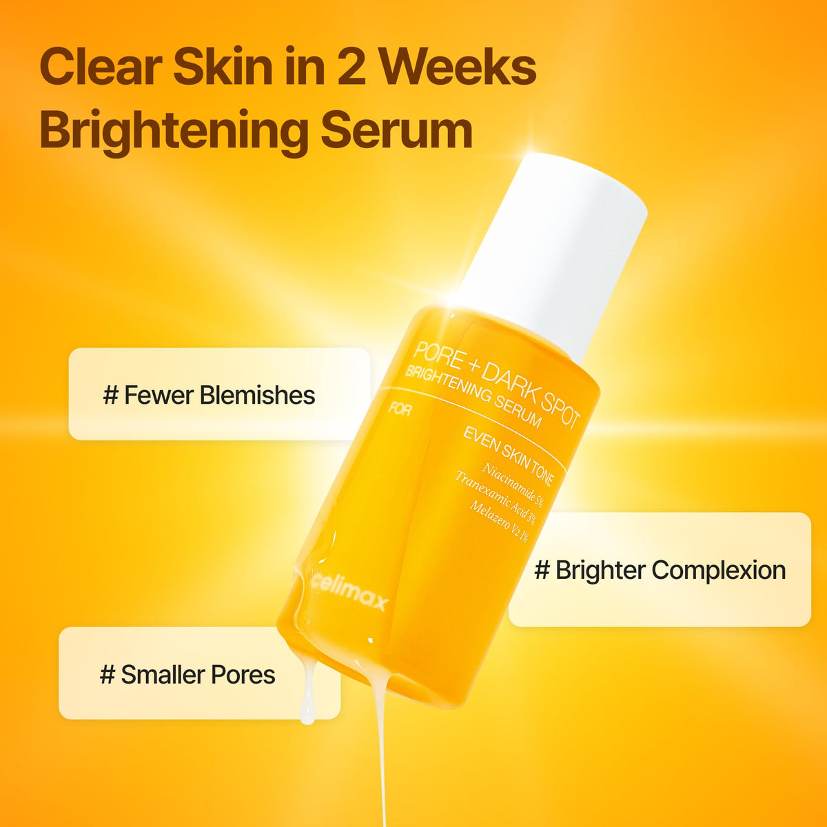 celimax Pore+Dark Spot Serum, 1.01 fl.oz