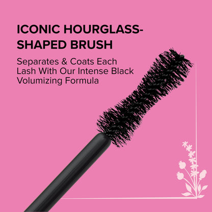 Too Faced Naturally Better Than Sex Mascara|Volumizing and Lengthening Mascara with Bamboo Fibers + Goji Berry,Nourishing for Sensitive Eyes, Vegan,Cruelty-Free Eye Makeup,Black,Travel Size,0.16 Fl Oz