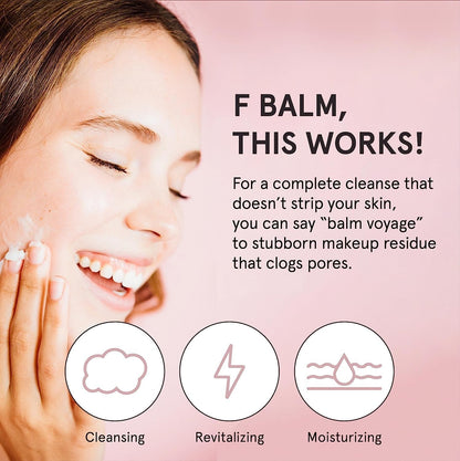 grace & stella Makeup Remover Cleansing Balm - Hydrating Facial Cleanser