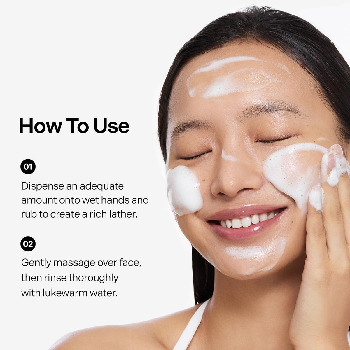 Torriden DIVE IN Cleansing Foam Face Wash 150ml (5.07 fl.oz.) | Hydrating Daily Facial Cleanser for All and Sensitive Skin | Hyaluronic Acid, Panthenol, Allantoin
