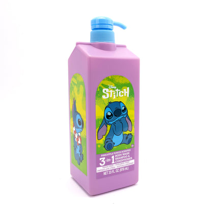 Disney Lilo & Stitch 3-in-1 Body Wash, Shampoo, & Conditioner | Pineapple Punch Scented | Tear Free, Paraben Free, Phthalate Free | Hypoallergenic | 33 fl oz (976 ml)