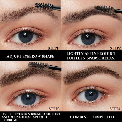 Tinted Eyebrow Gel, Thickening Brow Glue Mascara for Fuller Brows,Espresso