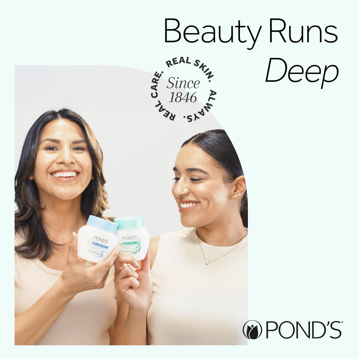 POND’S Dry Skin Cream, Deep Hydration Face Moisturizer for Radiant Skin, Dermatologist Tested, Non-Comedogenic, 10.1 oz, 3 Pack