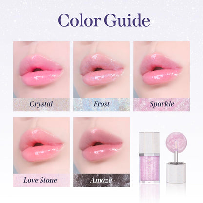 DEARDAHLIA Paradise Sparkle Lip Glaze (Love Stone)