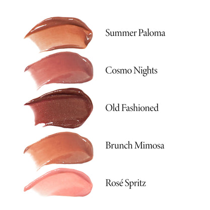 LAURA GELLER NEW YORK Italian Marble Glossy Lip Tint - Moisturizing Lip Gloss - Enriched with Shea, Mango and Cocoa Butters (02 Rosé Spritz)