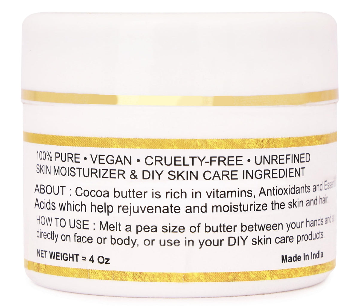 Bless-Organic-RawCocoa-Butter-100%-Pure-Natural-Unrefined 1-LBS/450-GM