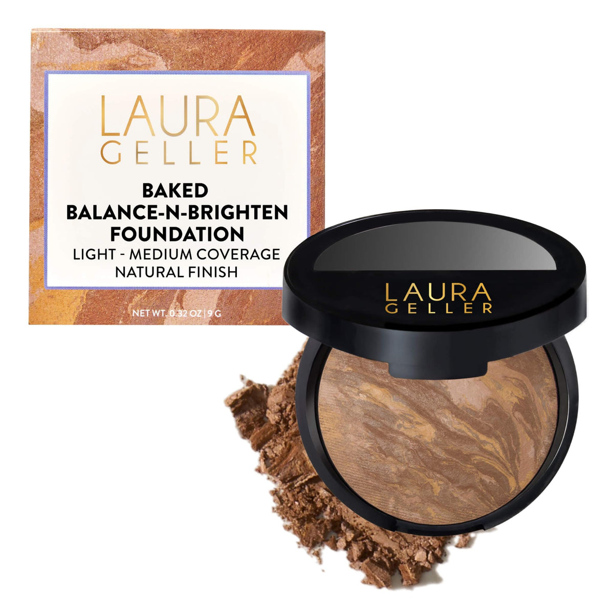 LAURA GELLER Baked Balance-n-Brighten Powder Foundation – Tan