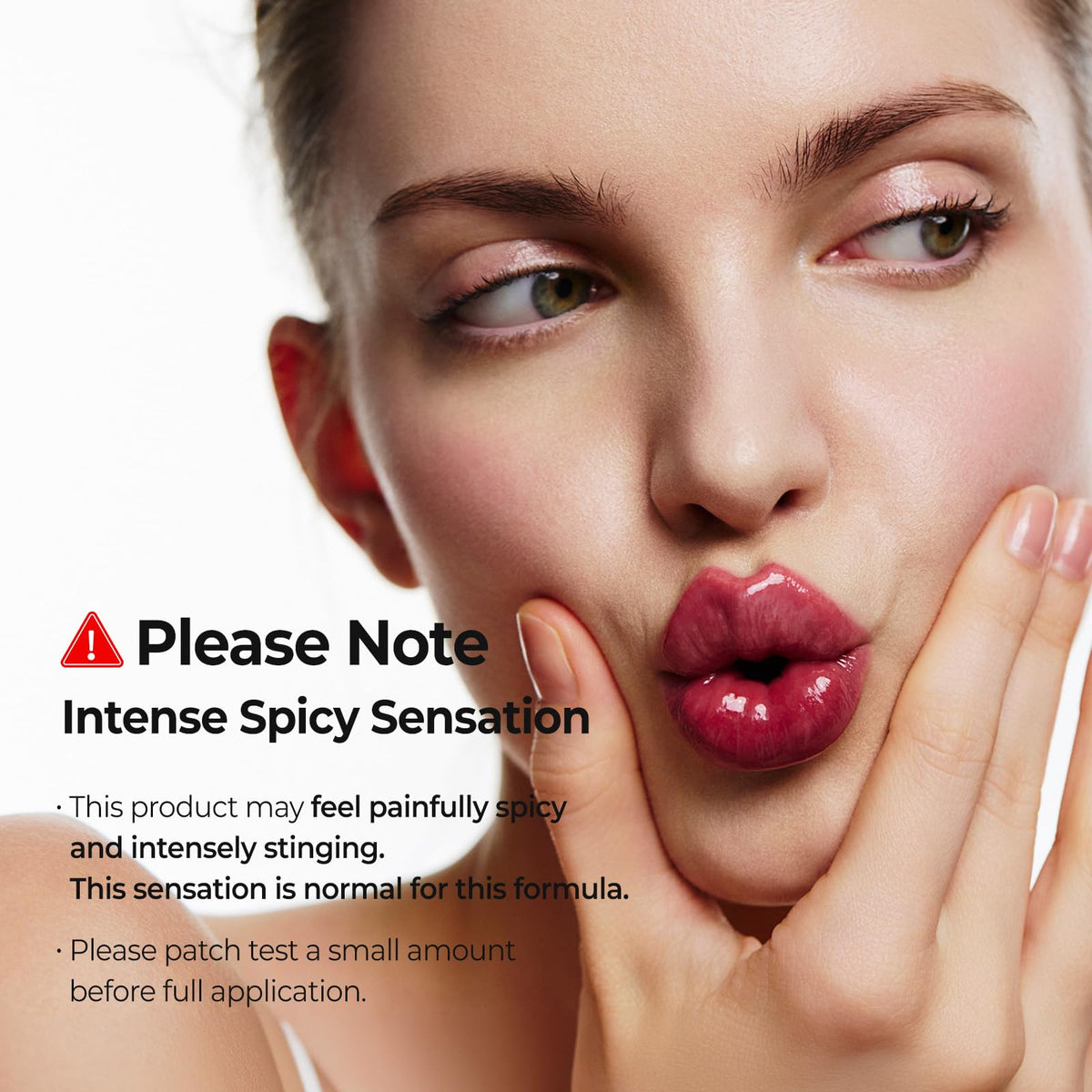 Laka Spicy Lip Plumper - Maximum Strength (#02 Raspberry) - Clear Color