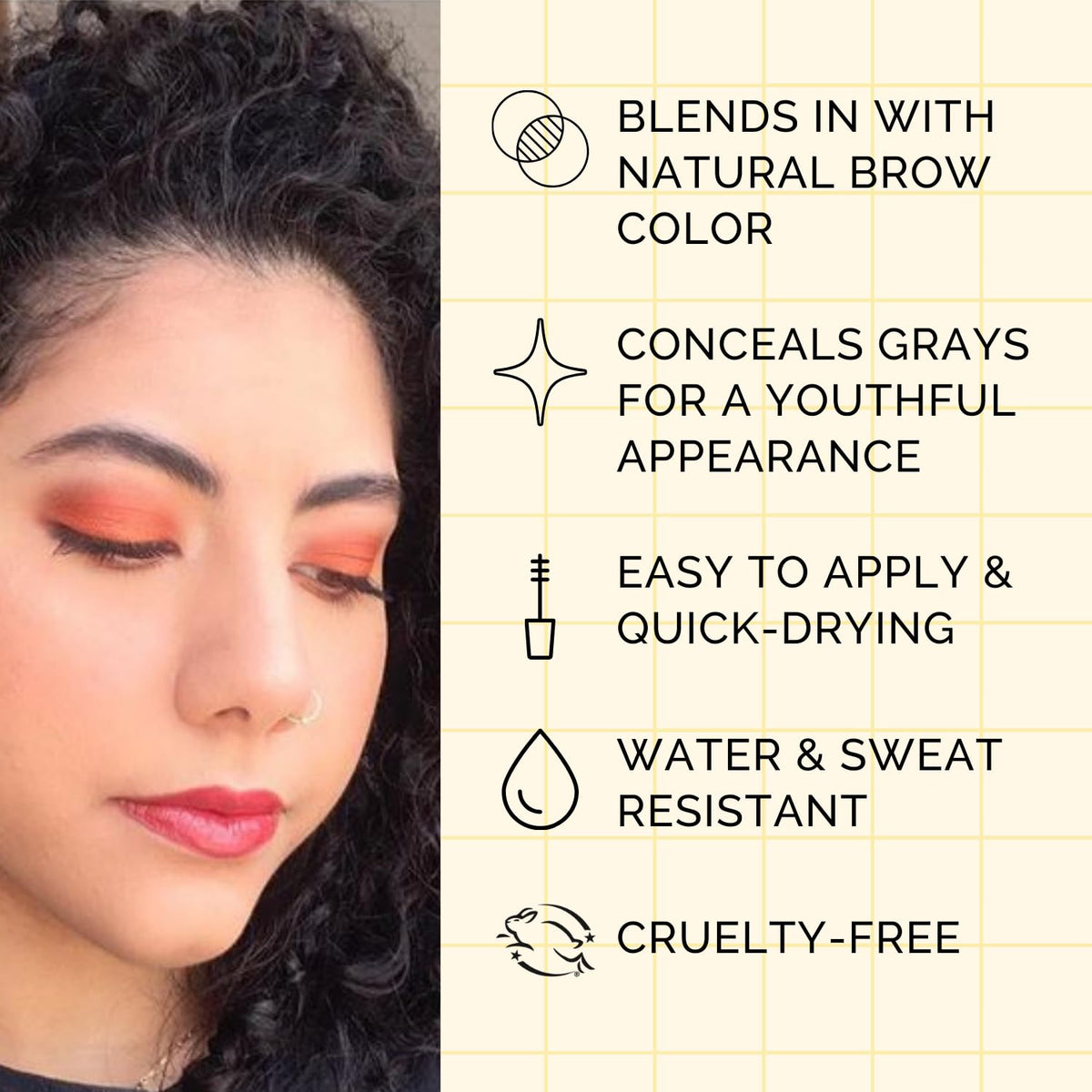 Elizabeth Mott Queen of the Fill Tinted Eyebrow Gel – Light Medium Brown 4g