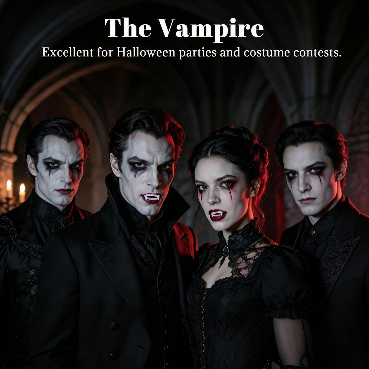 Halloween Vampire Makeup Kit,SFX Makeup Set for Special Effects Makeup