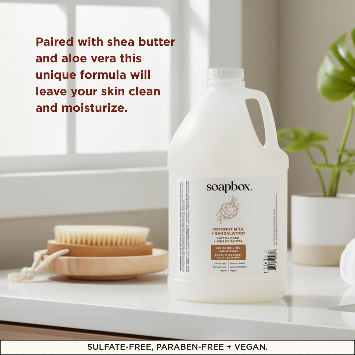 Soapbox Coconut Milk & Sandalwood Liquid Hand Soap Refill - 1 Gallon