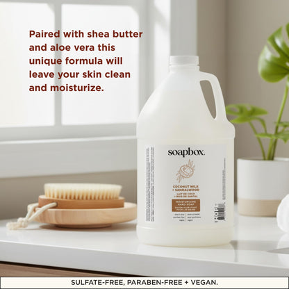 Soapbox Coconut Milk & Sandalwood Liquid Hand Soap Refill - 1 Gallon