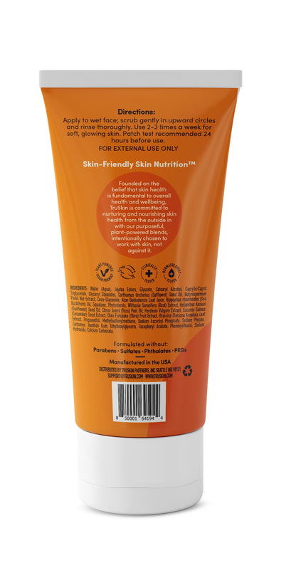 TruSkin Vitamin C Brightening Face Scrub with Yuzu Lemon, 4 fl oz