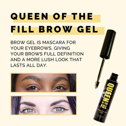 Elizabeth Mott Queen of the Fill Tinted Eyebrow Gel – Light Medium Brown 4g