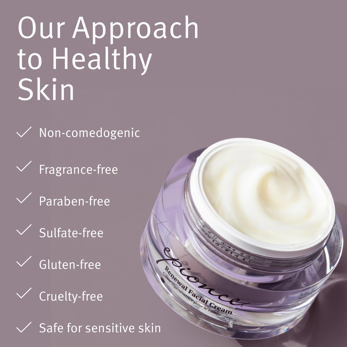 Epionce Renewal Facial Cream Hydrating Anti-Aging Skin Barrier Moisturizer