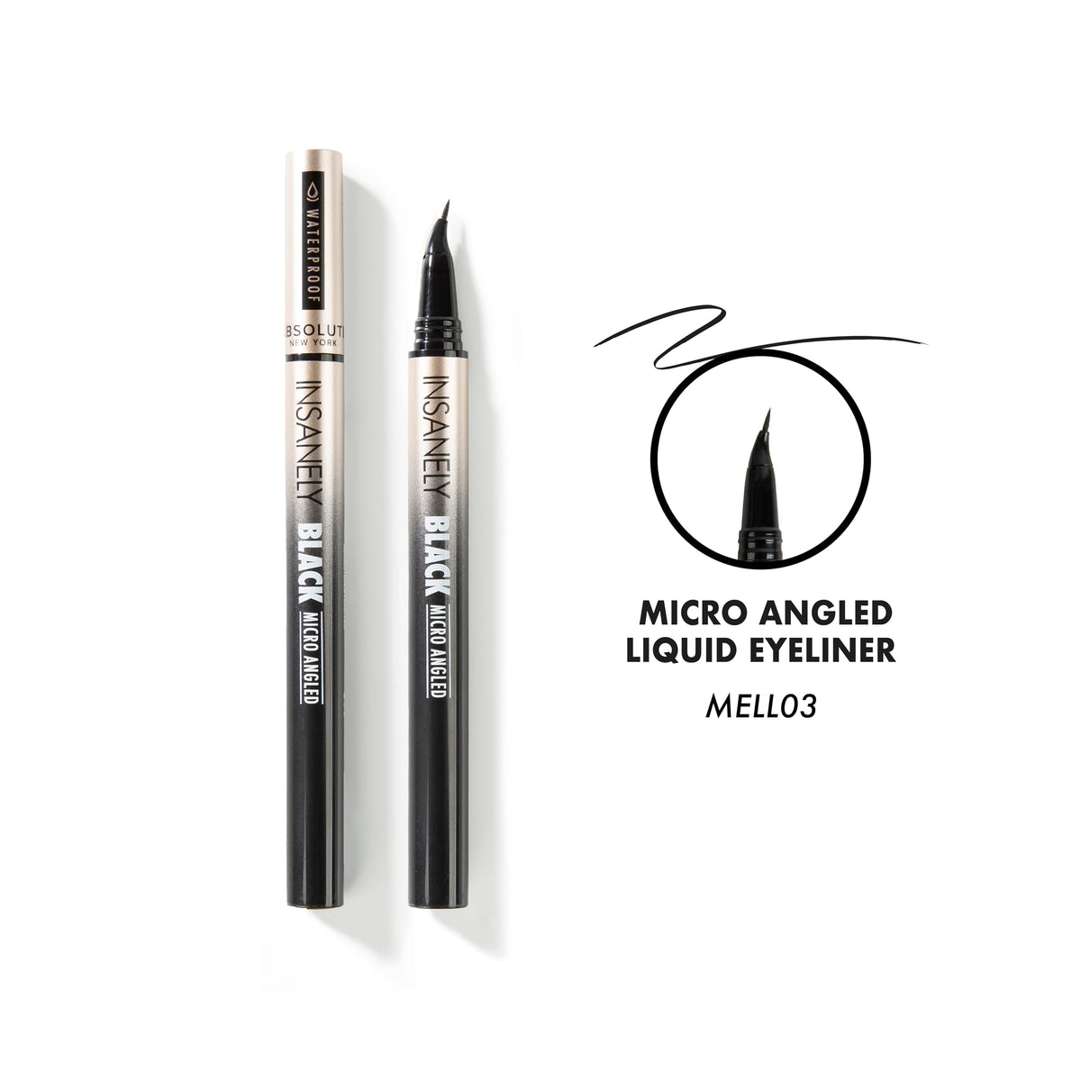 Absolute New York Insanely Black Drawing Felt Liquid Eyeliner