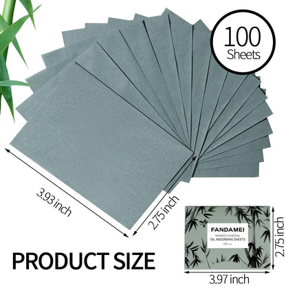 FANDAMEI 600 Counts Oil Blotting Sheets For Face, Blotting Papers For Face