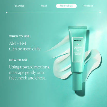 Naturium Niacinamide Gel Cream 5%, Hydrating Face Moisturizer, 1.7 oz