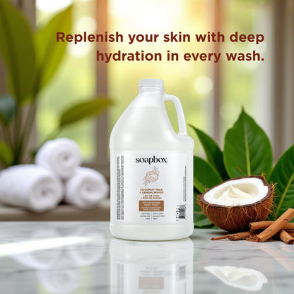 Soapbox Coconut Milk & Sandalwood Liquid Hand Soap Refill - 1 Gallon