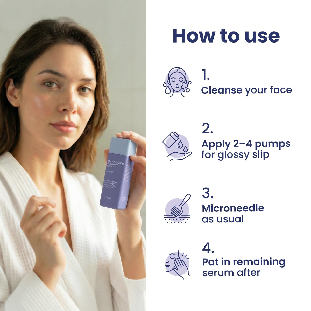 Berkland Microneedling Glide + Recovery Serum - Copper Peptides