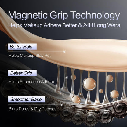 CARSLAN Black Magnet Moisturizing Primer Cream For Smooth, Non-cakey Makeup