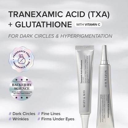 Mary&May Tranexamic Acid + Glutathione Under Eye Cream (1,000ppm Each) 30g