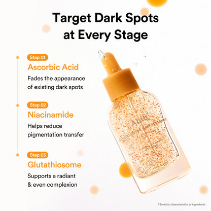 Abib Glutathiosome Dark Spot Serum Vita drop 1.69 fl.oz., Korean Skincare, Dark Spot, Hyperpigmentation Treatment, Lightweight, Hydrating Serum for Sensitive, Uneven Skin