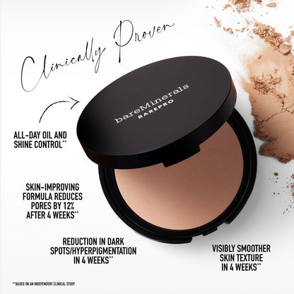 bareMinerals BAREPRO Pressed Powder Foundation, Fair 15 Neutral, 0.28 oz