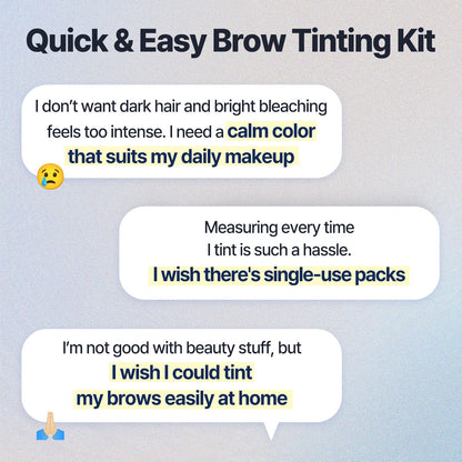 COSNORI Easy Brow Mood Changer Cloud Taupe – Korean Brow Tinting Kit, Soft Ash Brown Shade, Natural-Looking Brows, Gentle Formula, At-Home Application, 5 Applications