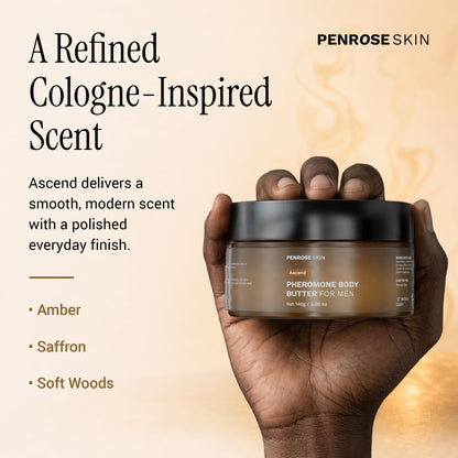 Penrose Skin - Ascend Hydrating Pheromone Body Butter for Men - 5 Oz