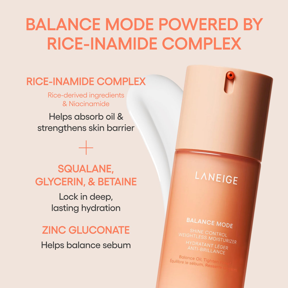 LANEIGE Balance Mode Shine Control Pore-Minimizing Lightweight Moisturizer