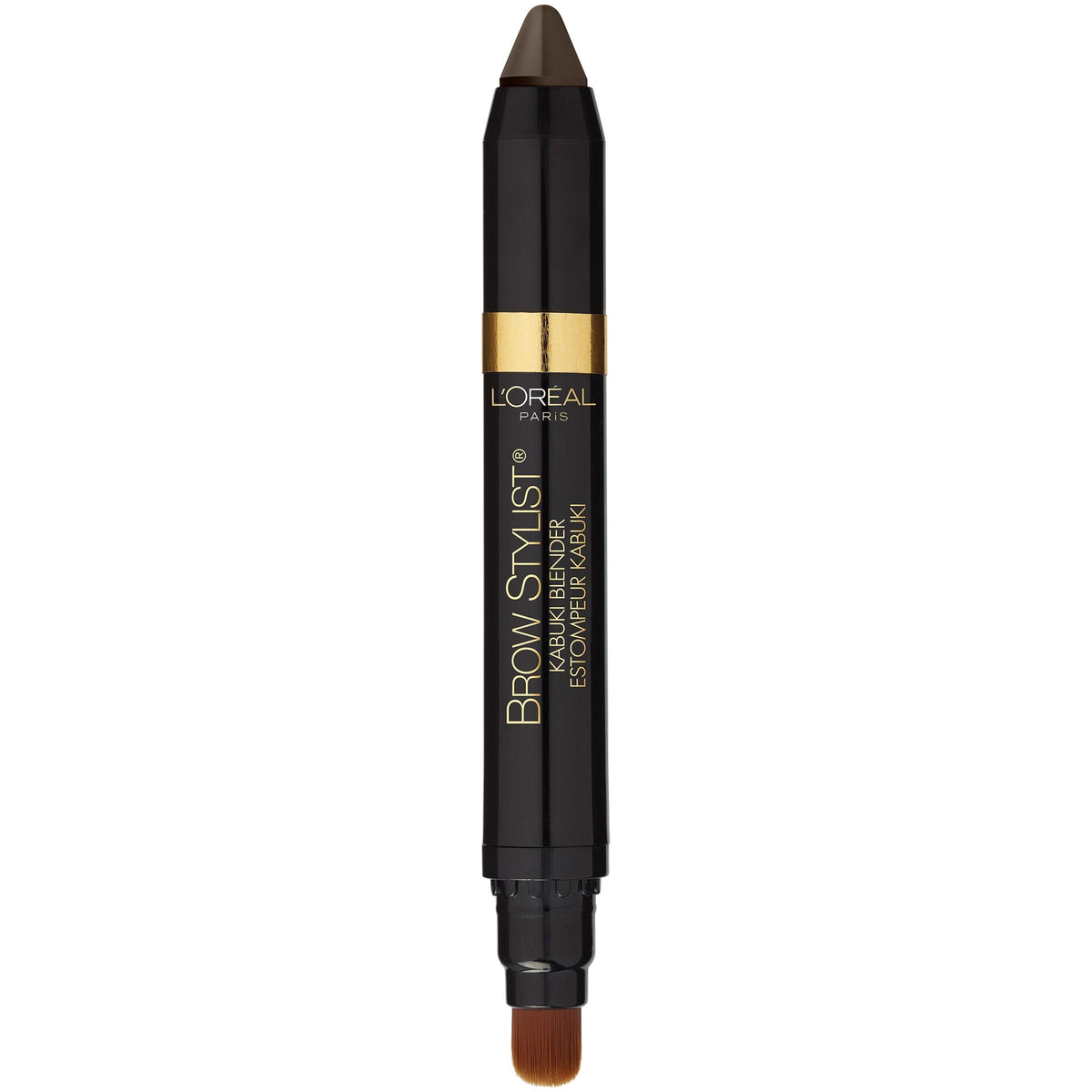 L'Oreal Paris Brow Stylist Kabuki Blender Brow Crayon, Brunette, 0.05 oz.