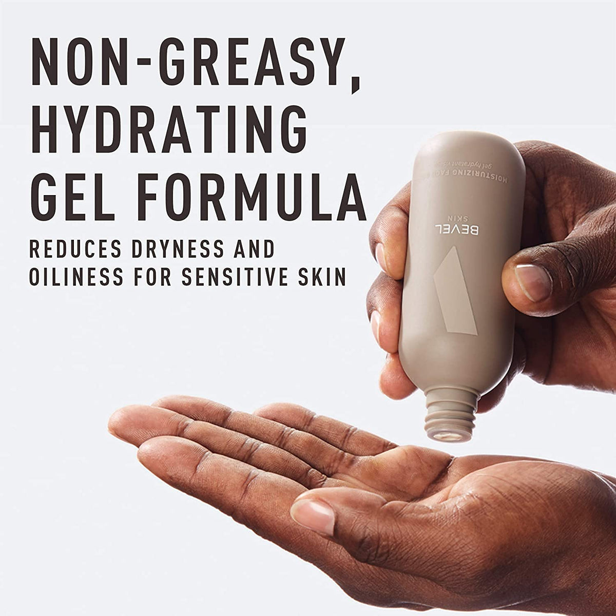 Bevel Face Moisturizer Gel for Men with Vitamin C and Tea Tree Oil