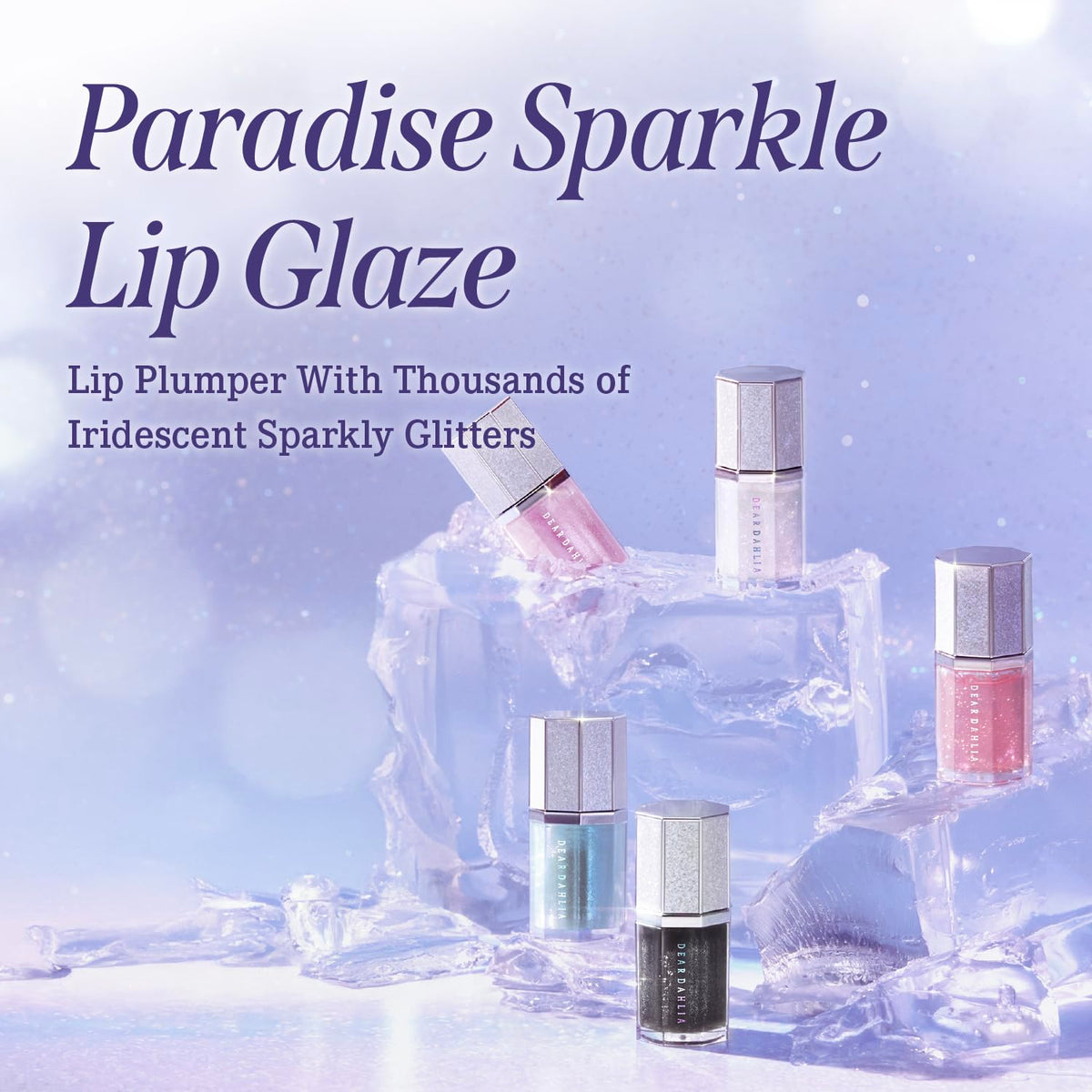 DEARDAHLIA Paradise Sparkle Lip Glaze (Love Stone)