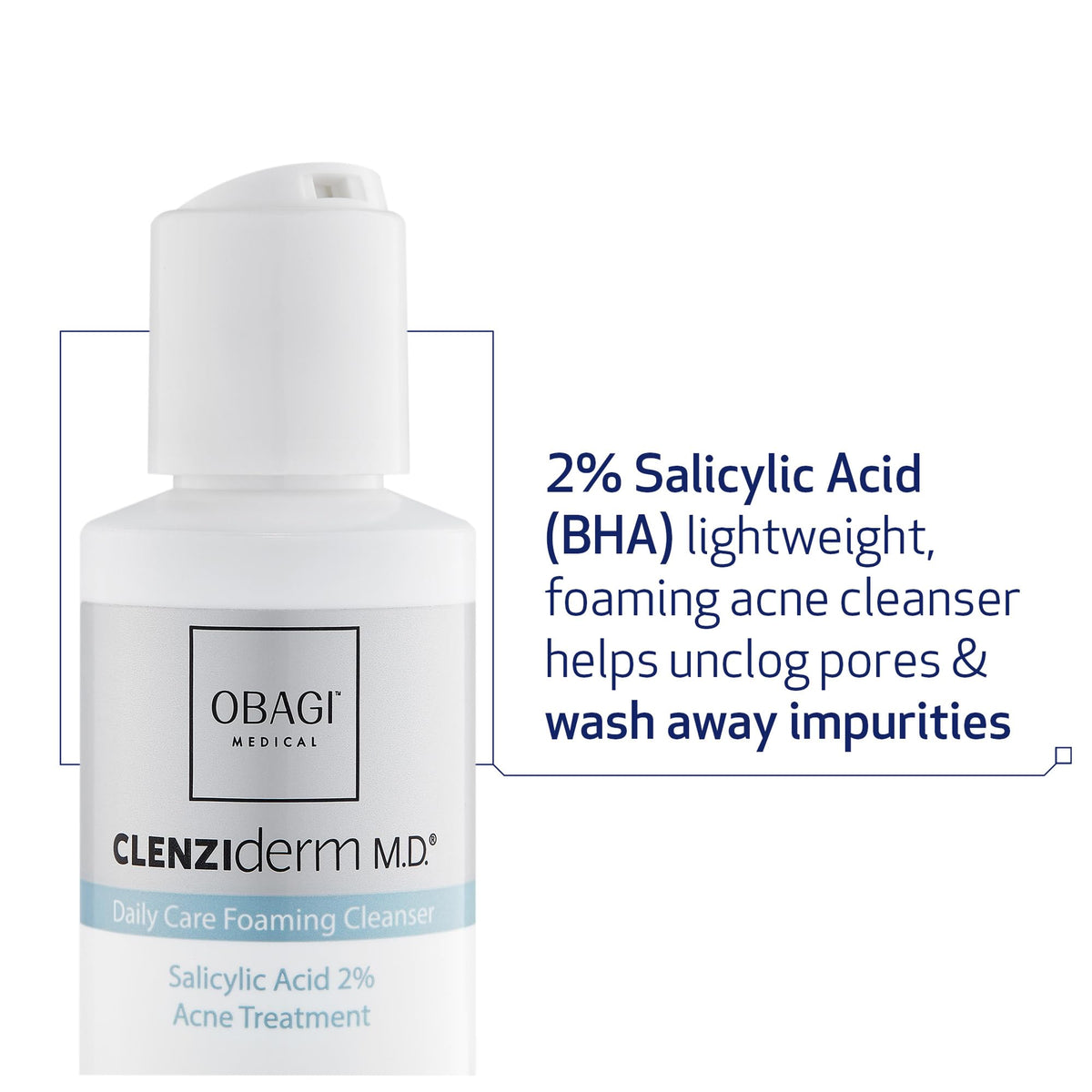 Obagi Medical CLENZIDERM M.D. Daily Care Foaming Cleanser – 4 oz