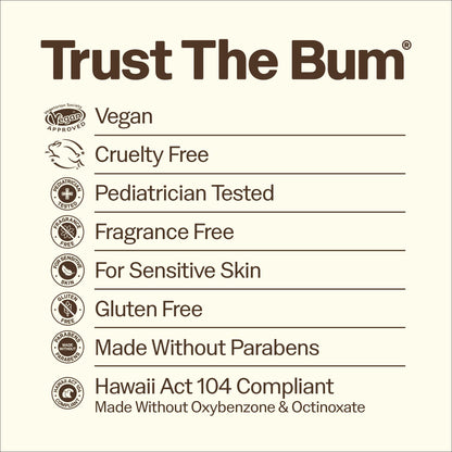 Sun Bum Baby Bum Mineral SPF 50 Roll-On Sunscreen - Vegan and Hawaii 104 Act Compliant (Without Octinoxate & Oxybenzone) - Broad Spectrum Moisturizing UVA/UVB - Travel Size - 3 oz