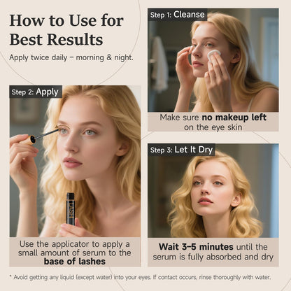 Eyelash Serum for Longer, Thicker Lashes