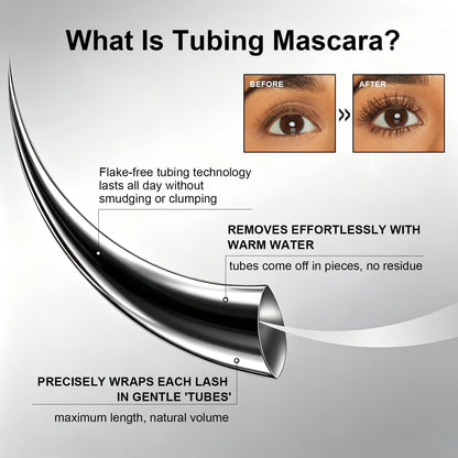 MYSTER ROSEY Mascara for Older Women, Tubing Mascara Black