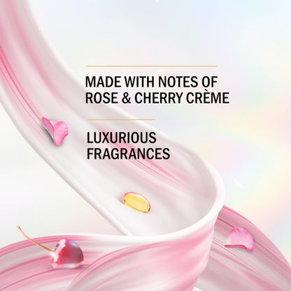 Olay Body Wash for Women, Indulgent Moisture, 24hr Moisturizing & Nourishing Formula, Infused with Vitamin B3 Complex, Luxurious Fragrances, Rose & Cherry Creme Scent, 20 fl oz