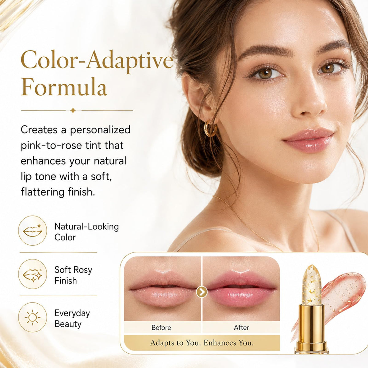kivoria lipstick for mature lips, Long Lasting Moisturizing Lip Tint (2pcs)
