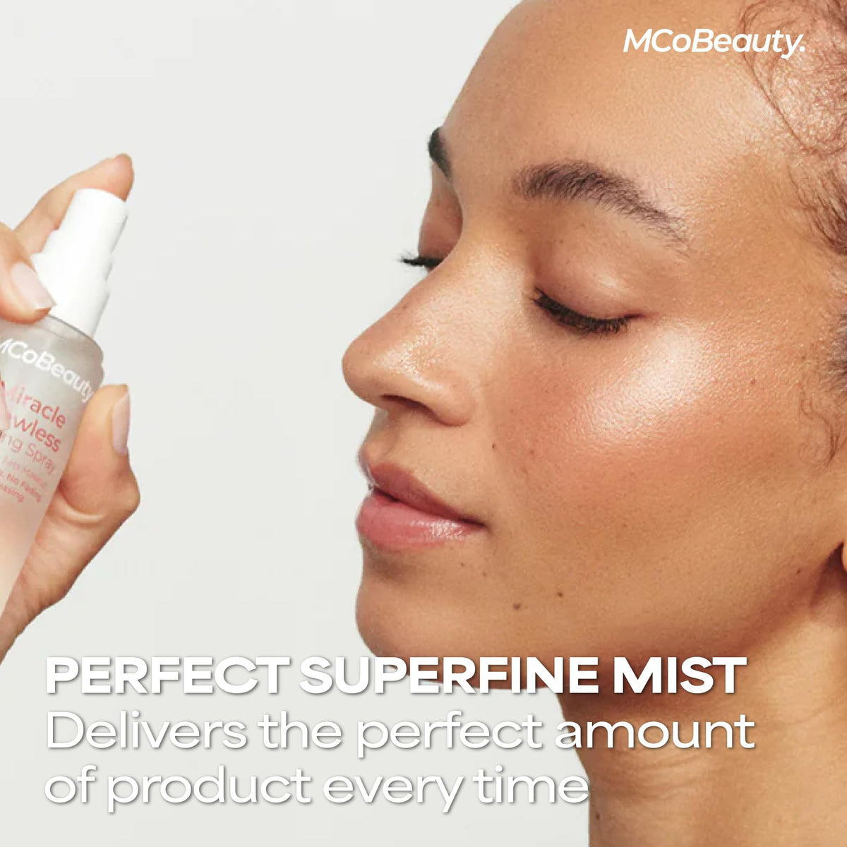 MCoBeauty Miracle Flawless Setting Spray, Primes, Sets & Refreshes Makeup