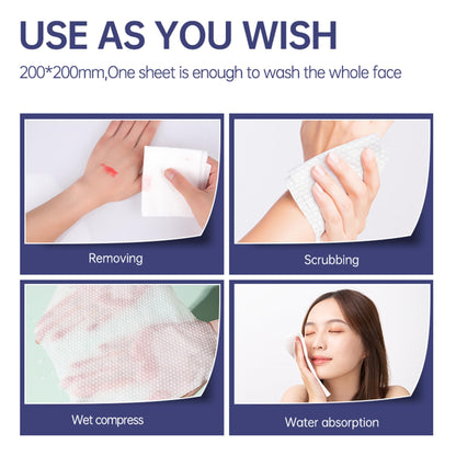 ZPCO 100 Count Face Towels Disposable, Clean Towels (1 Pack)